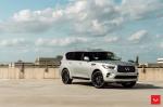 Infiniti QX80 5.6 Liquid Platinum on Vossen Wheels (HF6-1) 2019 года